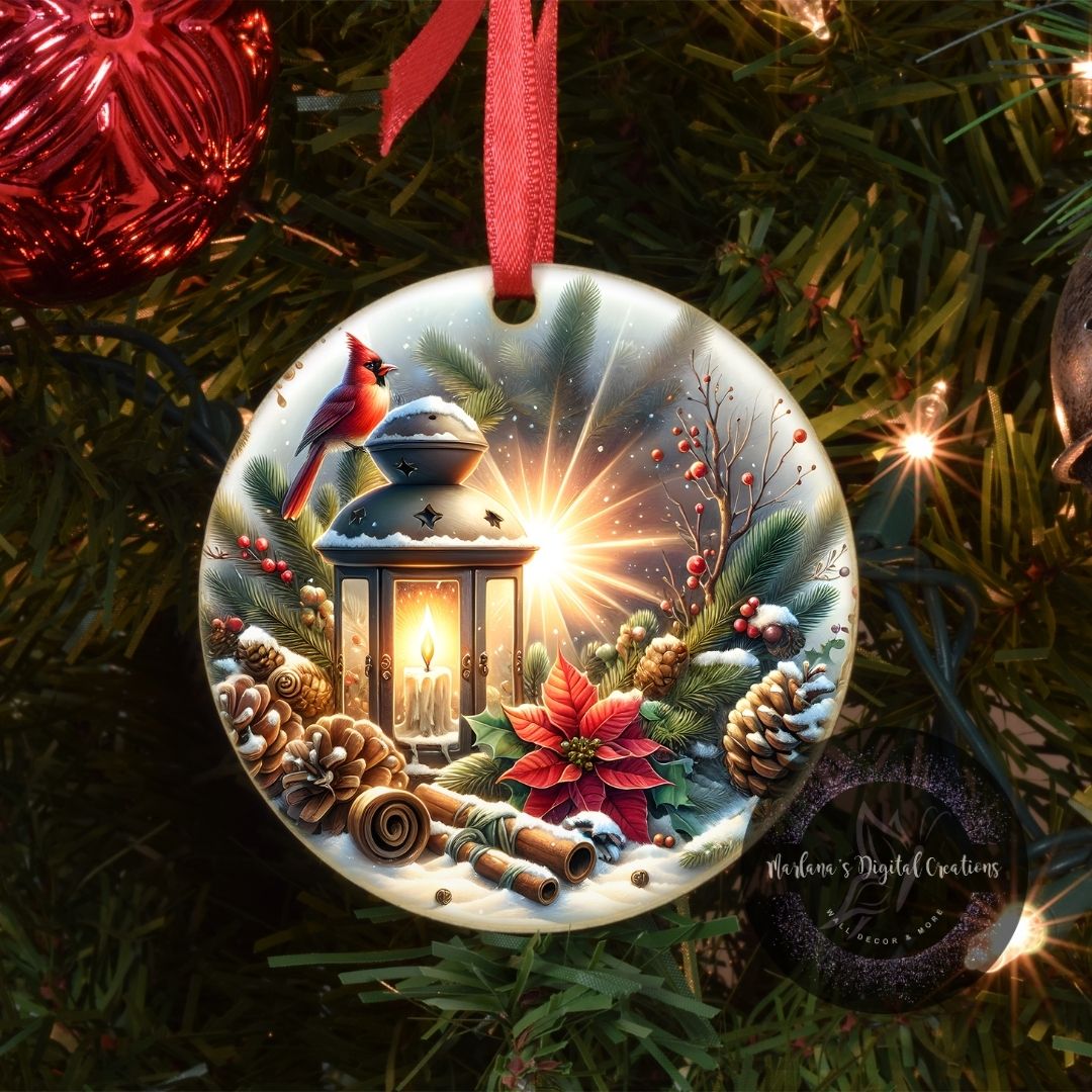 Christmas Cardinal 71 - Ornament