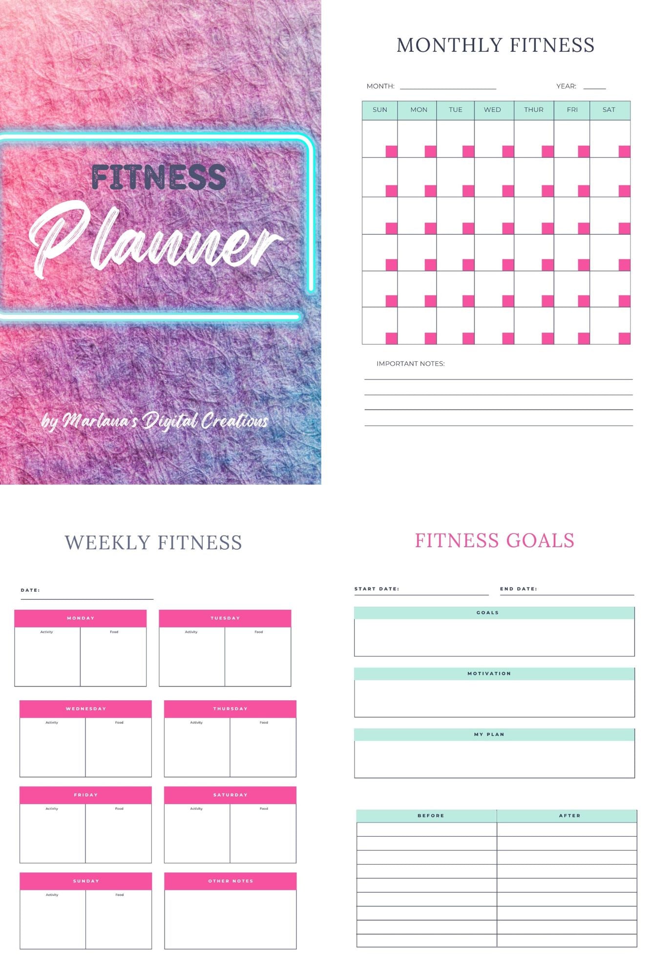 Fitness Planner by MDC