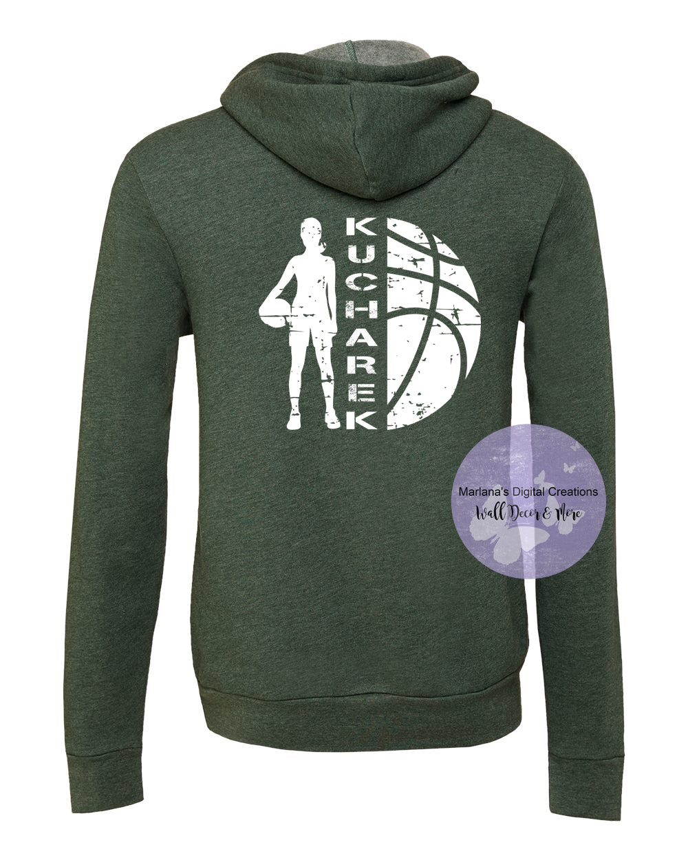 Grayling 23-24 Girls Basketball Personalized Hoodie