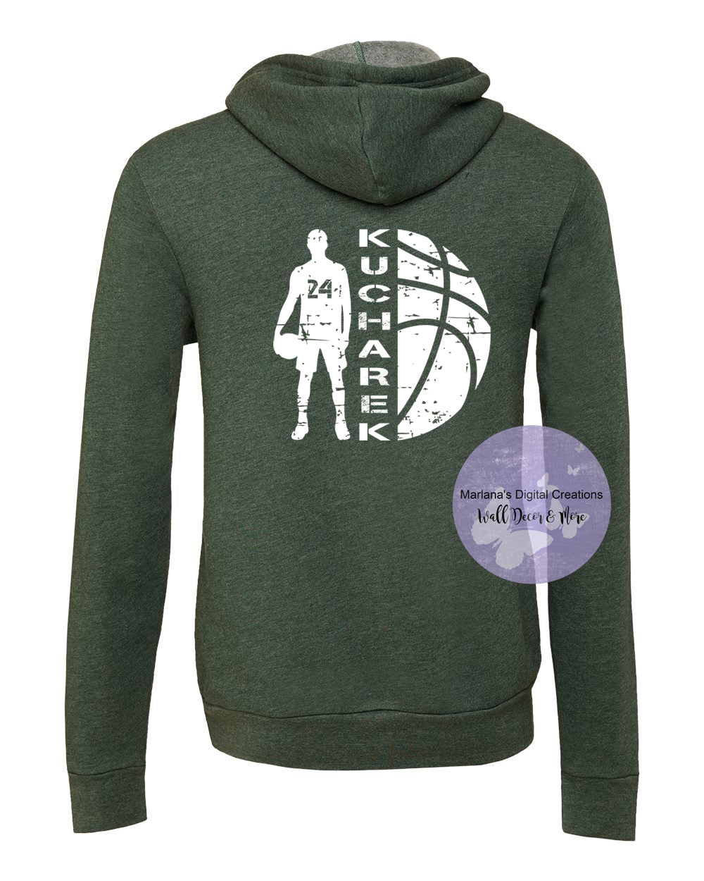 Grayling 23-24 Boys Basketball Personalized Hoodie