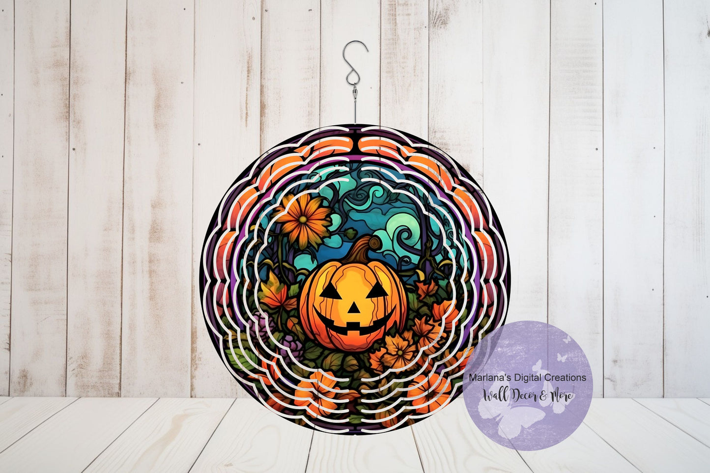 Halloween Pumpkin 178 - 6" Wind Spinner