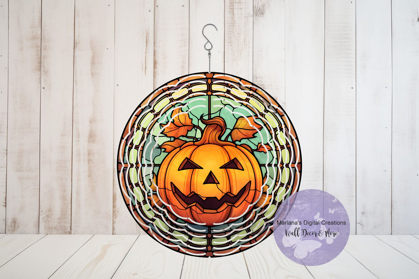 Halloween Pumpkin 262 - 6" Wind Spinner