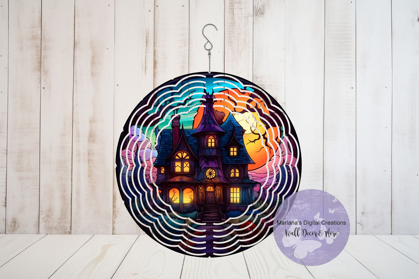Halloween Haunted House 382 - 6" Wind Spinner