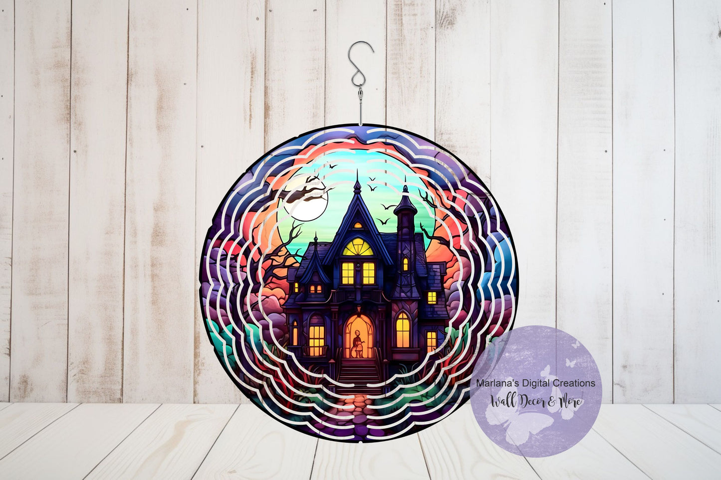 Halloween Haunted House 383 - 6" Wind Spinner