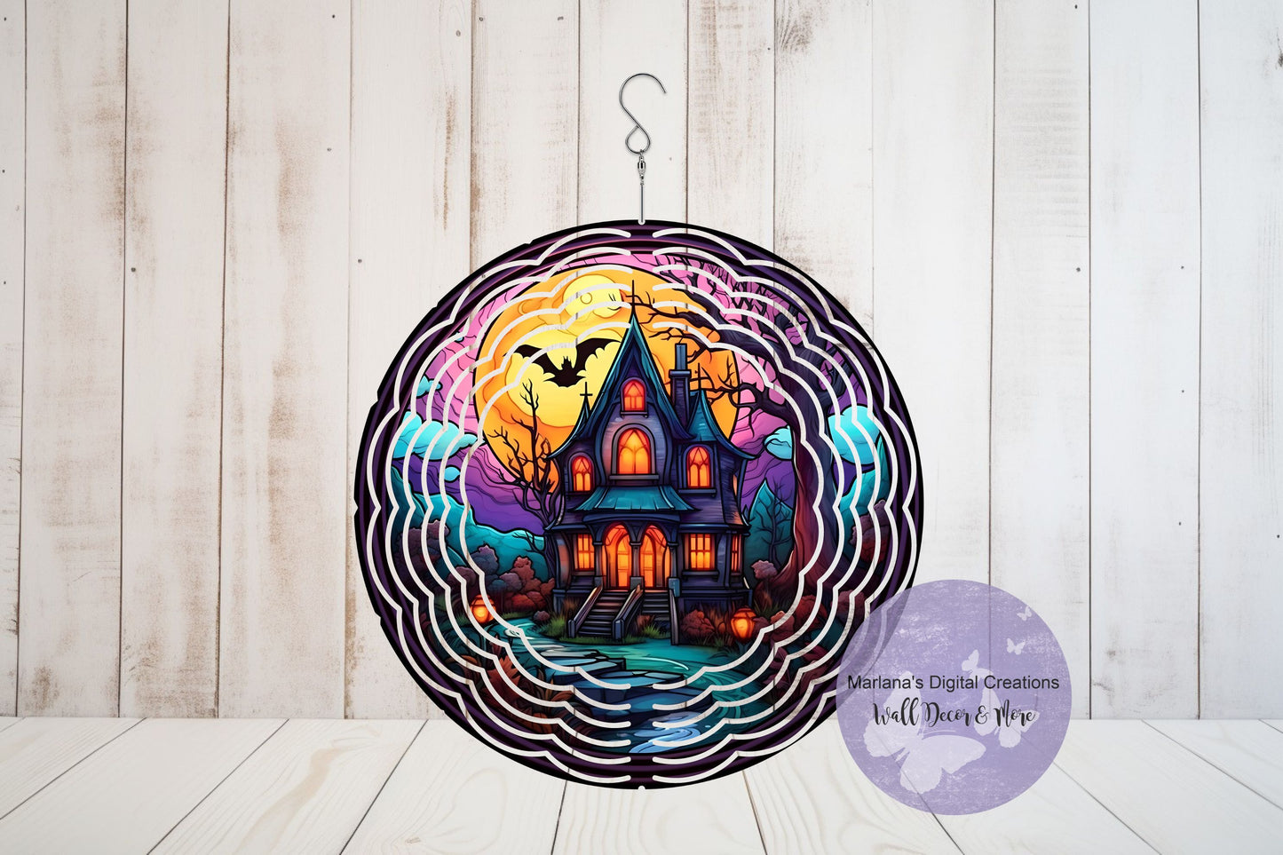 Halloween Haunted House 385 - 6" Wind Spinner