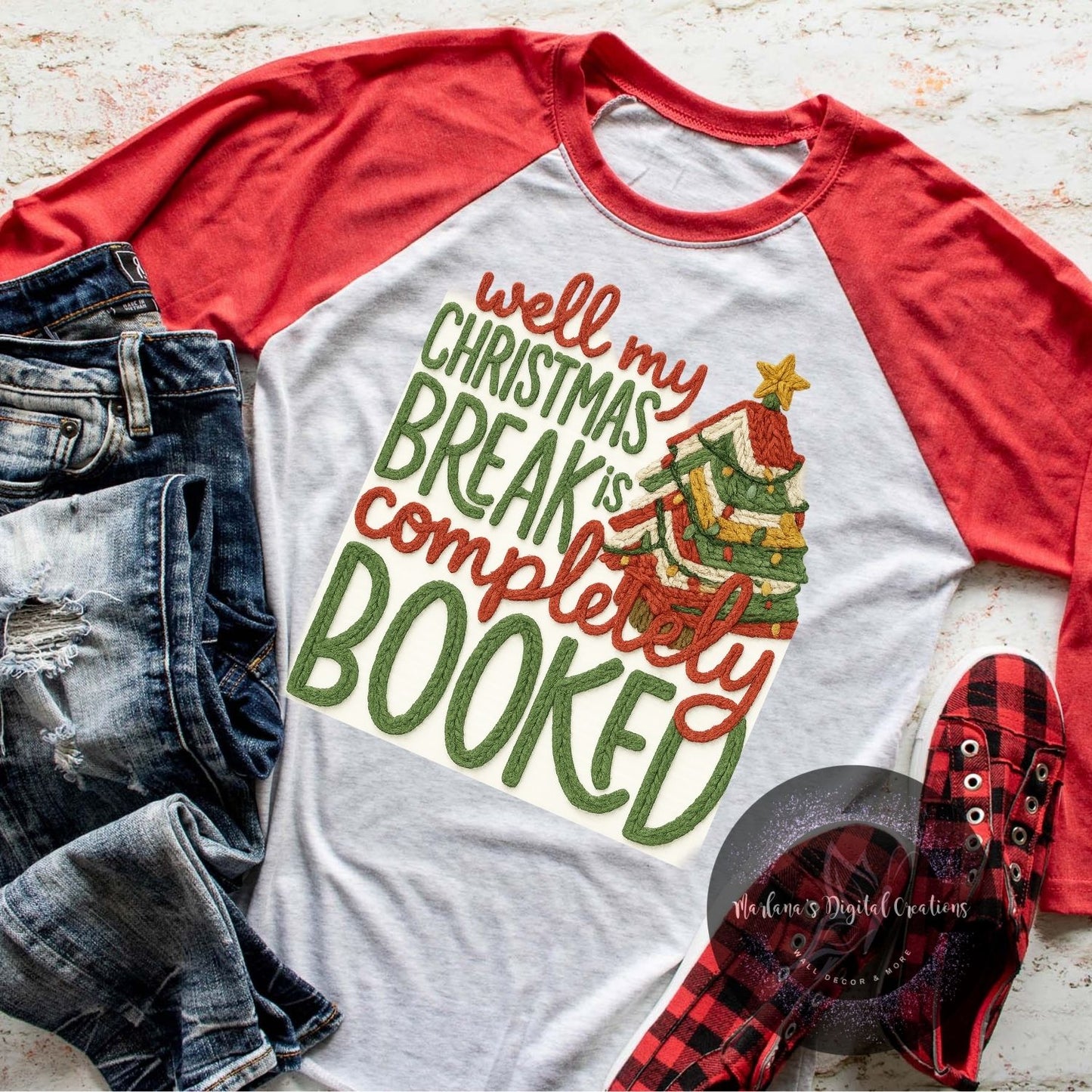 Well My Christmas Break Is Completely Booked Yarn HMD