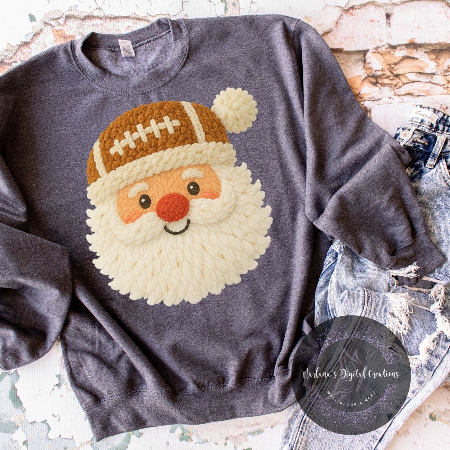 Sports Santa Football Yarn HMD