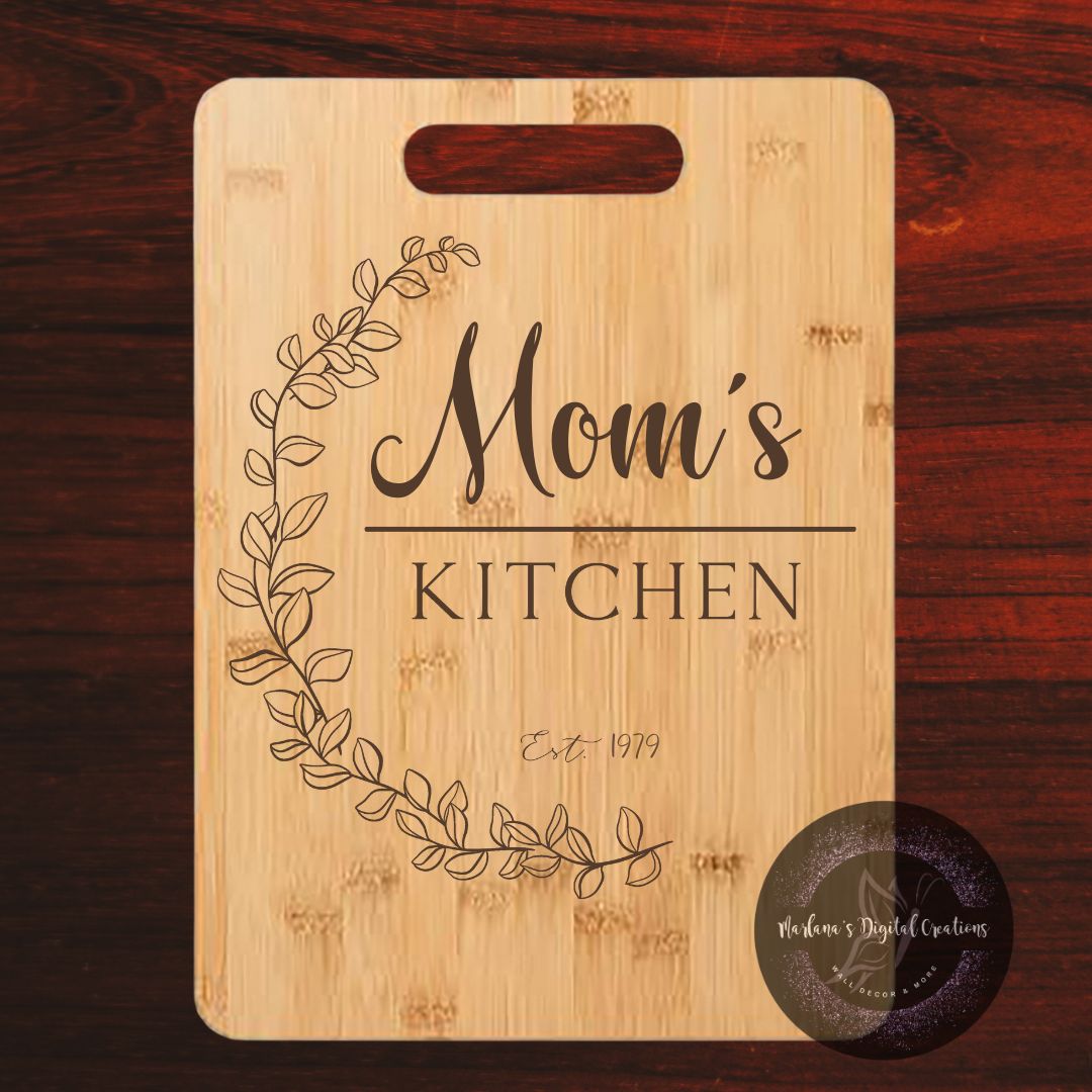 Custom Ivy Kitchen Frame - Large Rectangle Cutting Board