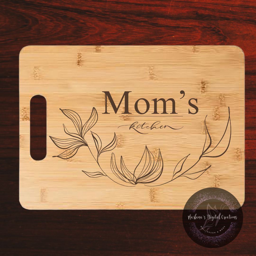 Custom Elegant Kitchen Frame - Large Rectangle Cutting Board