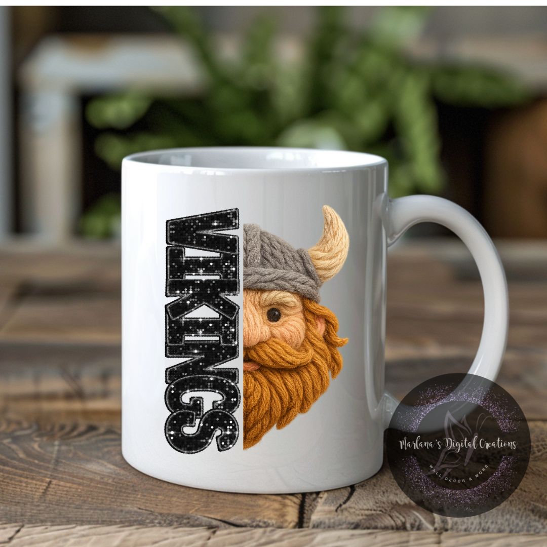 Yarn Glitter Vikings - Mug