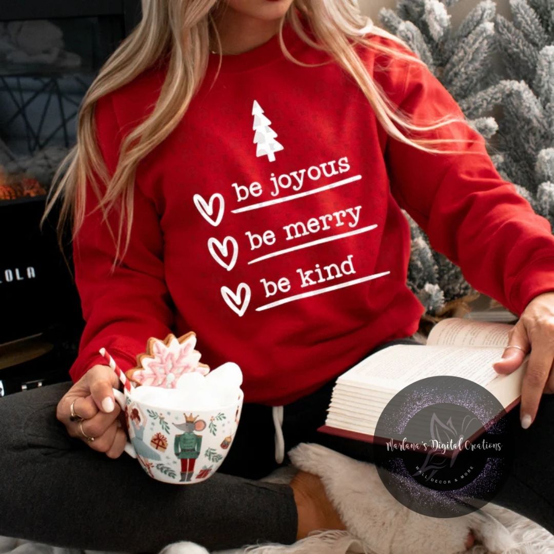 Be Joyous Be Merry Be Kind CPC