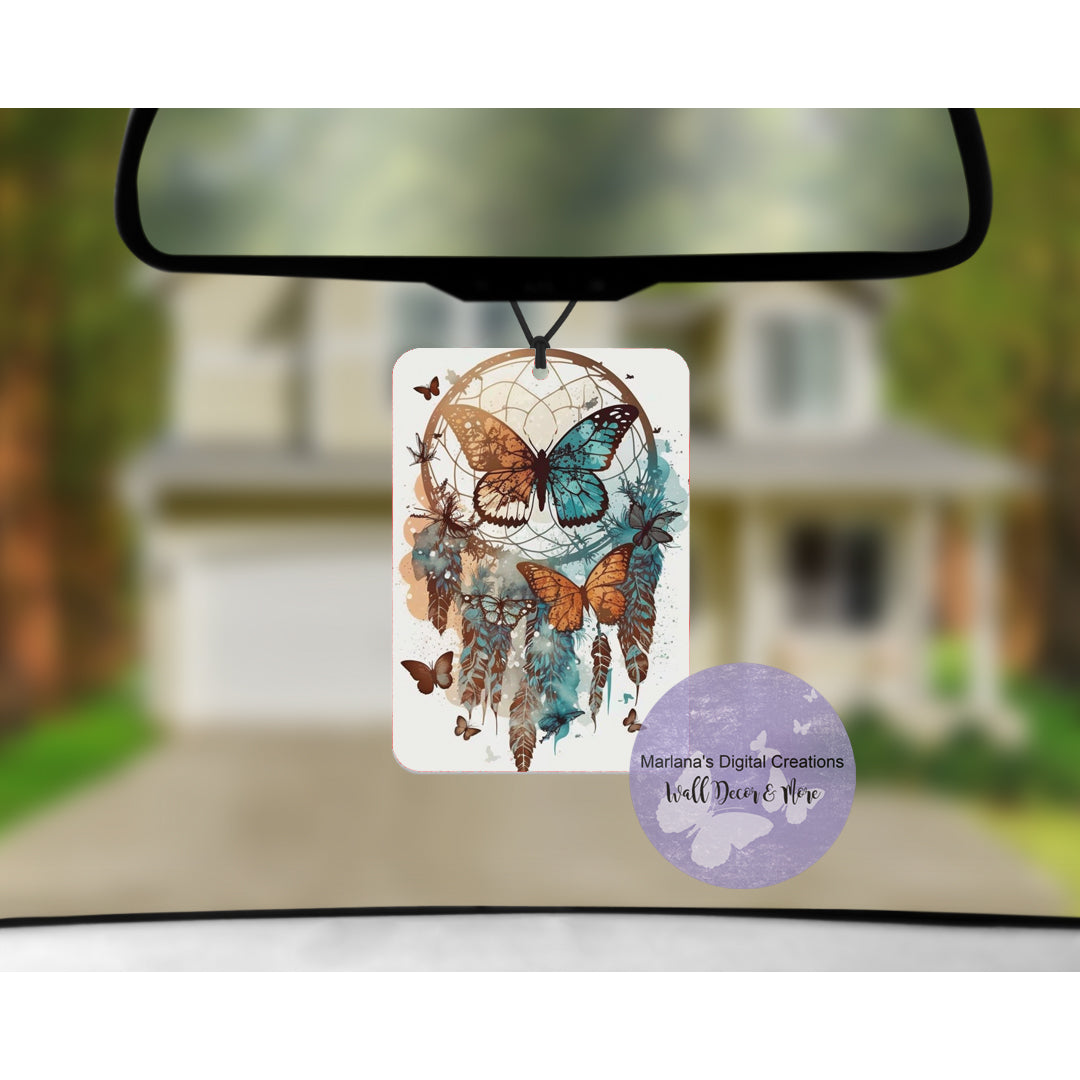 Butterfly Dream Catcher 79 Car Freshener