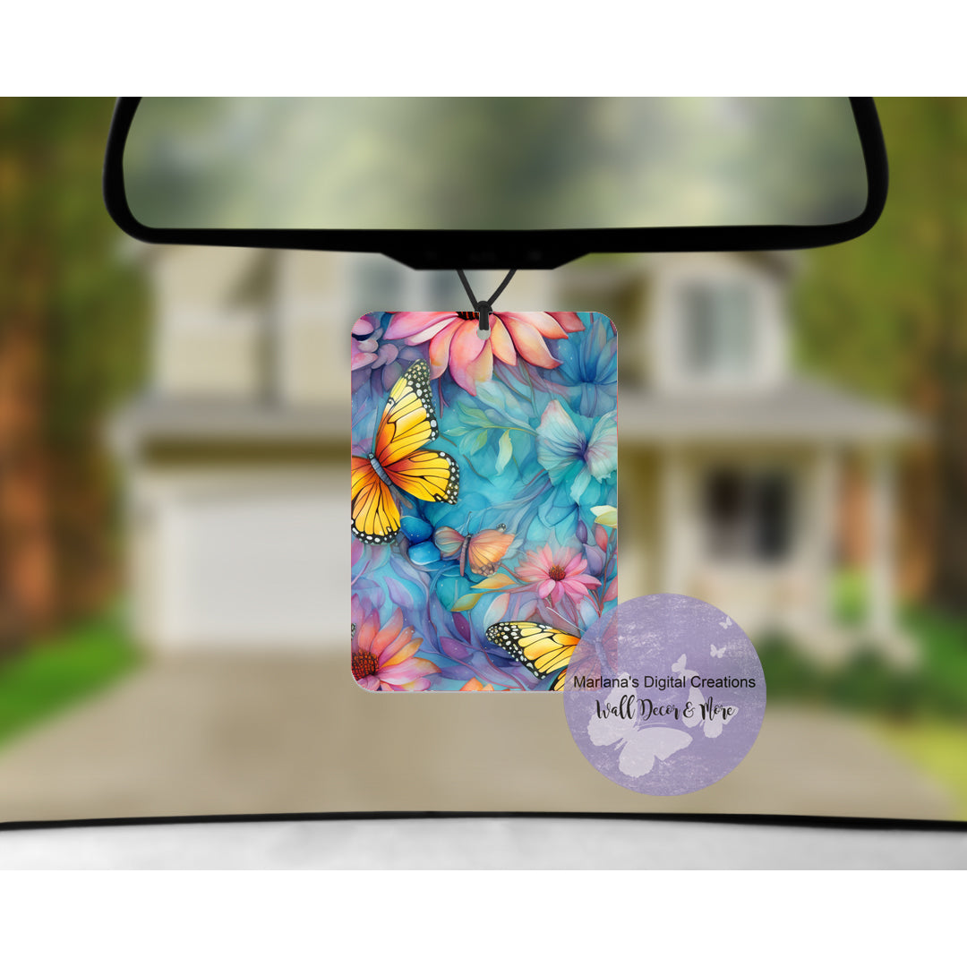 Butterfly Floral 204 Car Freshener