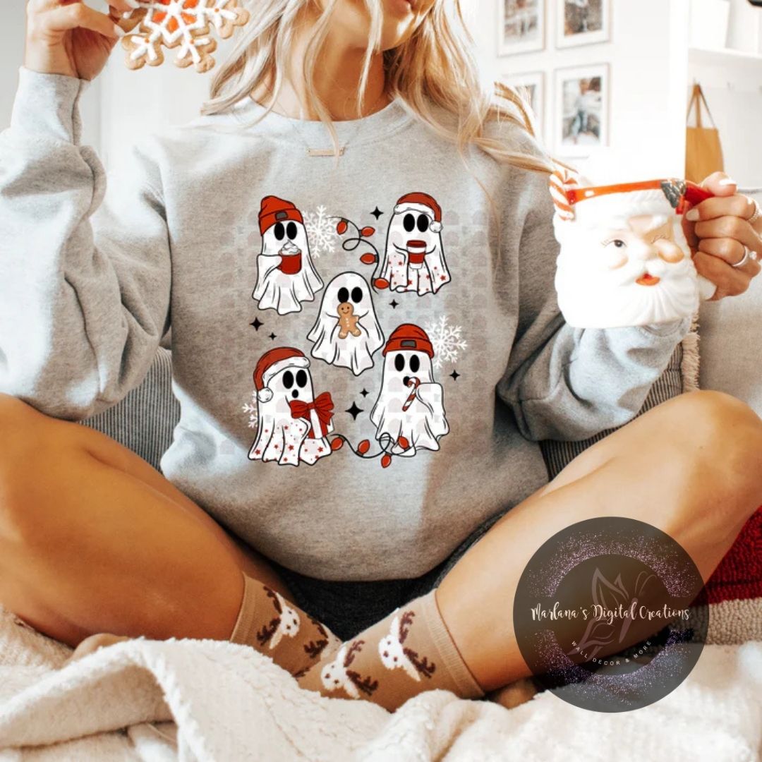 Christmas Ghost Collage CPC