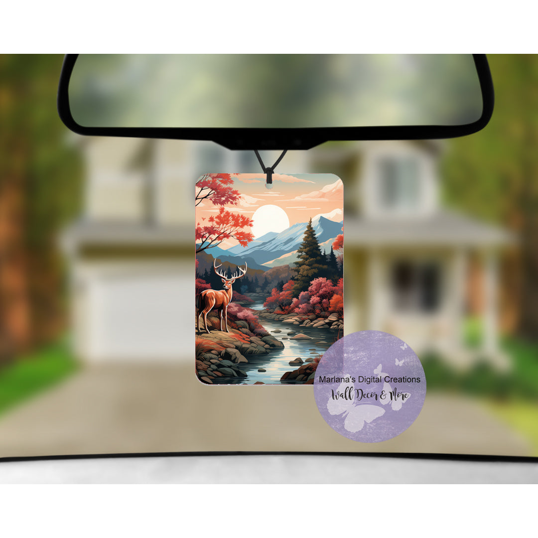 Deer Scene 29 Car Freshener