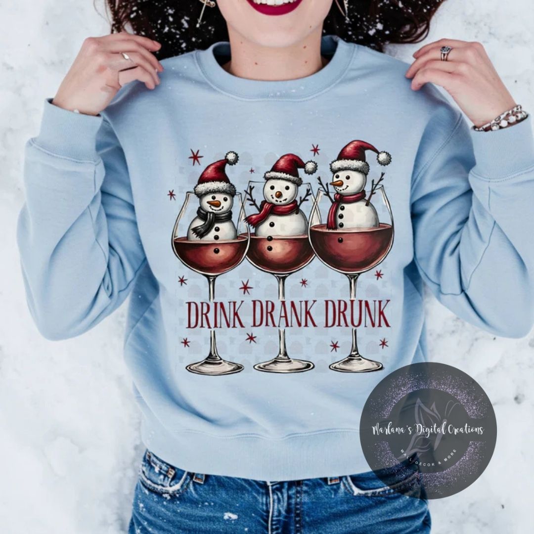 Snowman Drink Drank Drunk CPC