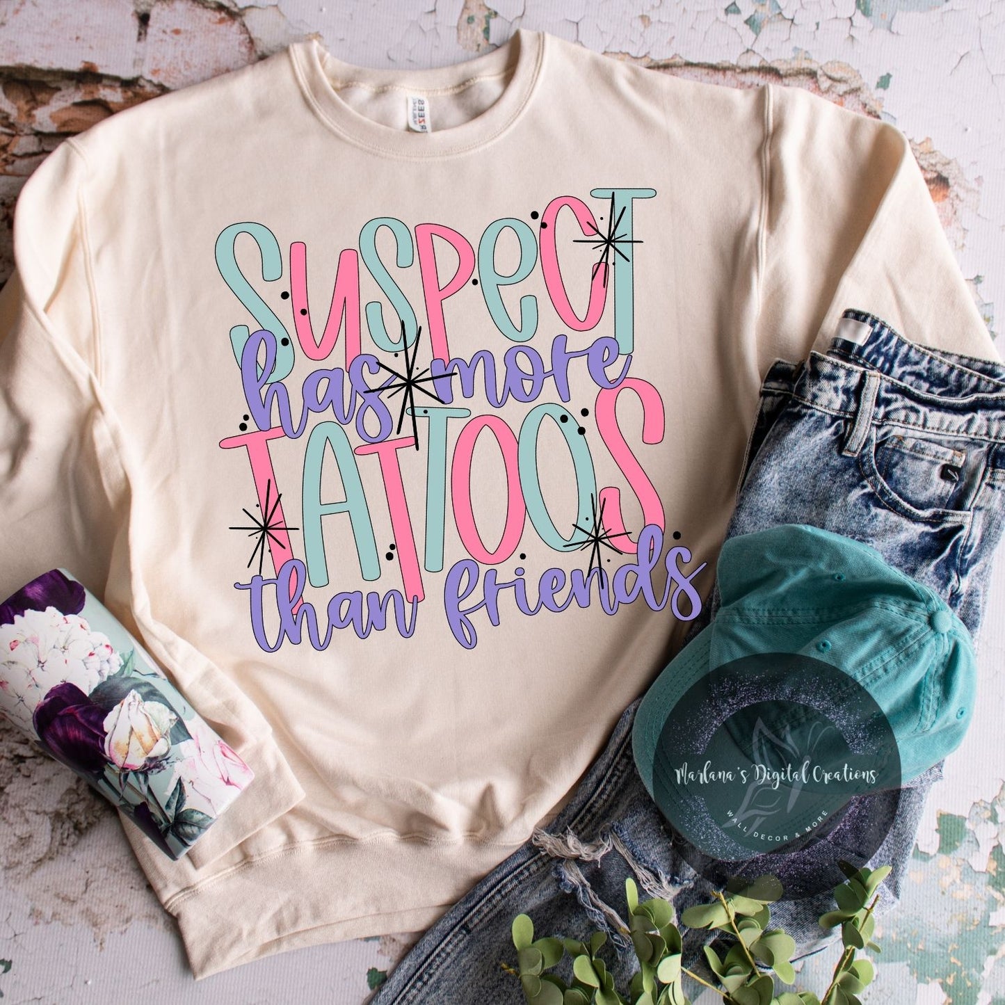 Suspect Has More Tattoos Than Friends HMD