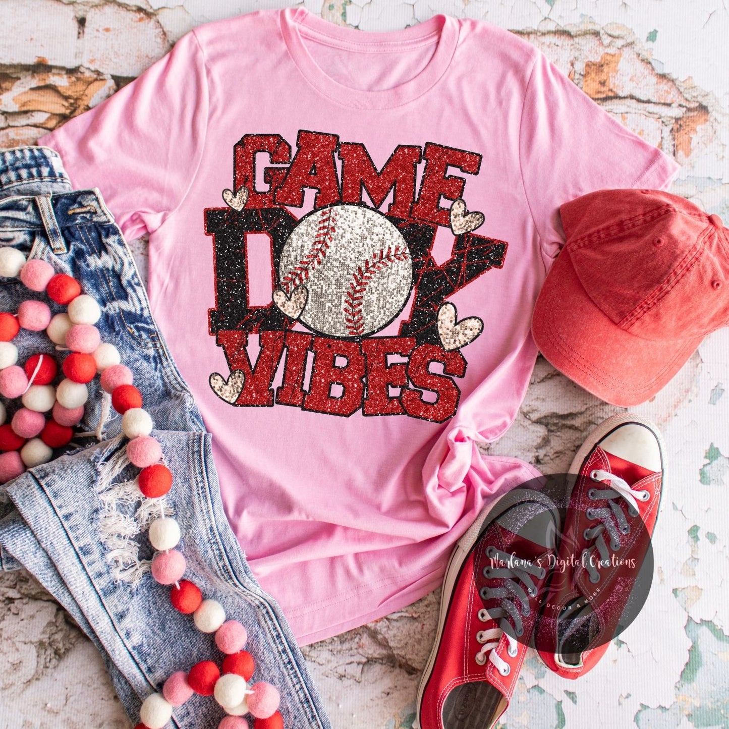 Game Day Vibes Baseball HMD