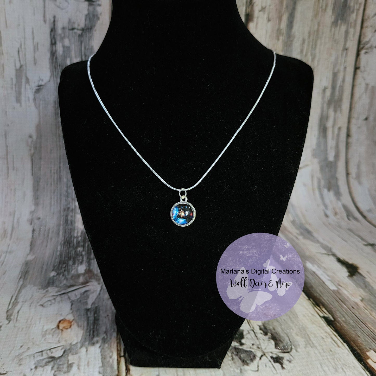 Galaxy 3 Carbochon Necklace