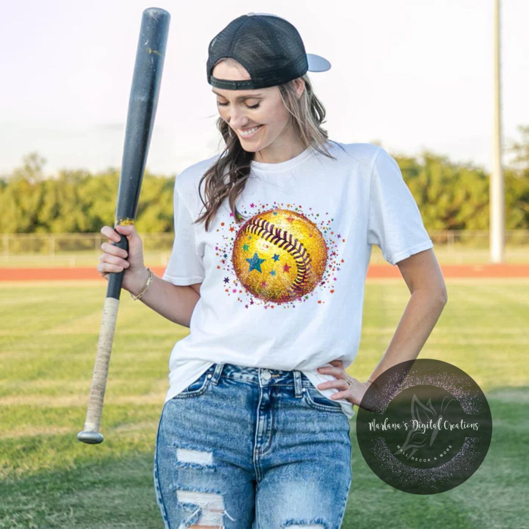 Glitter Softball UNS