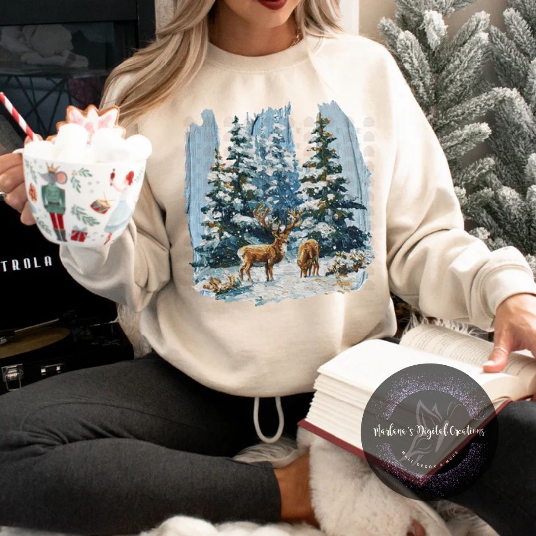 Hand Painted Forest CPC