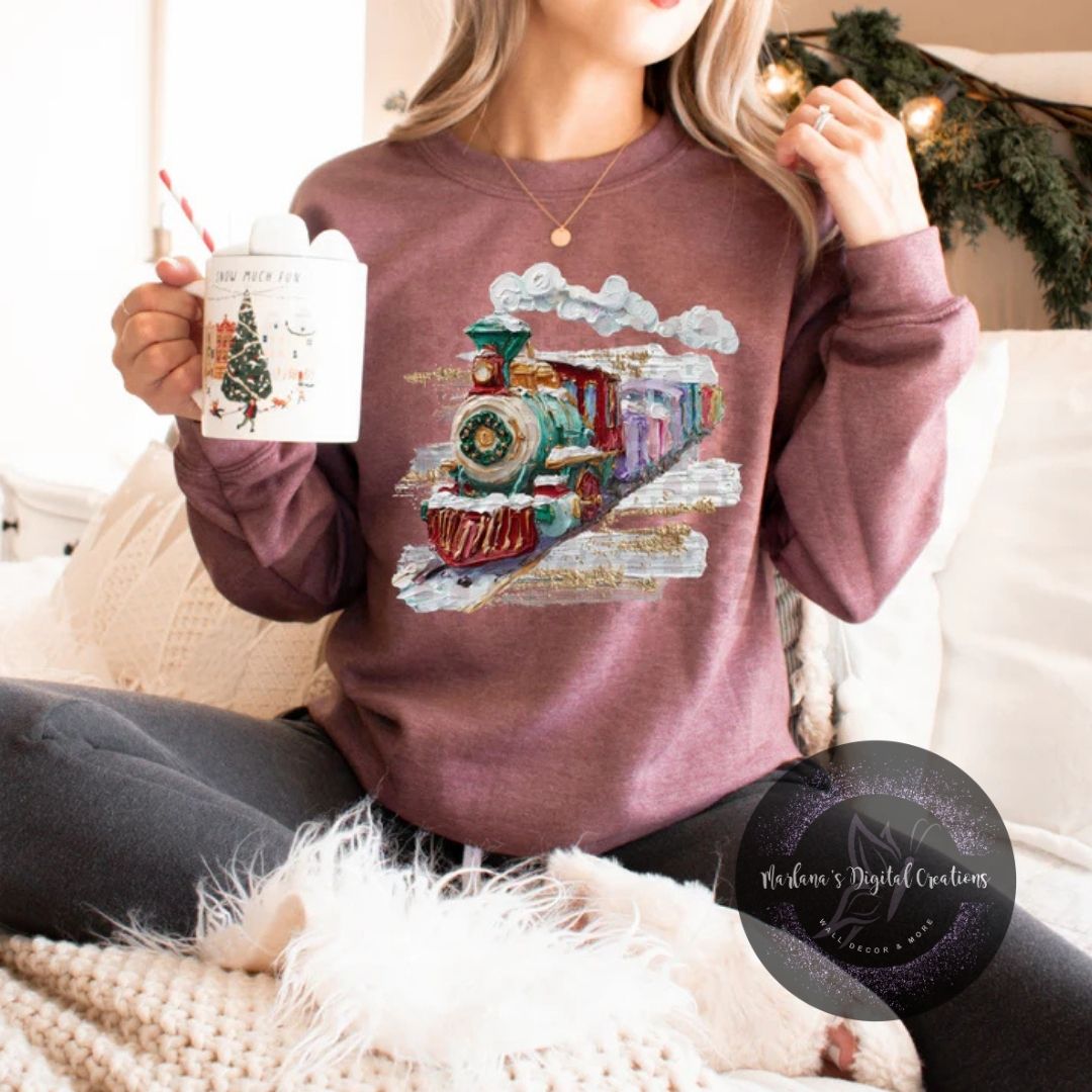 Hand Painted Polar Express CPC