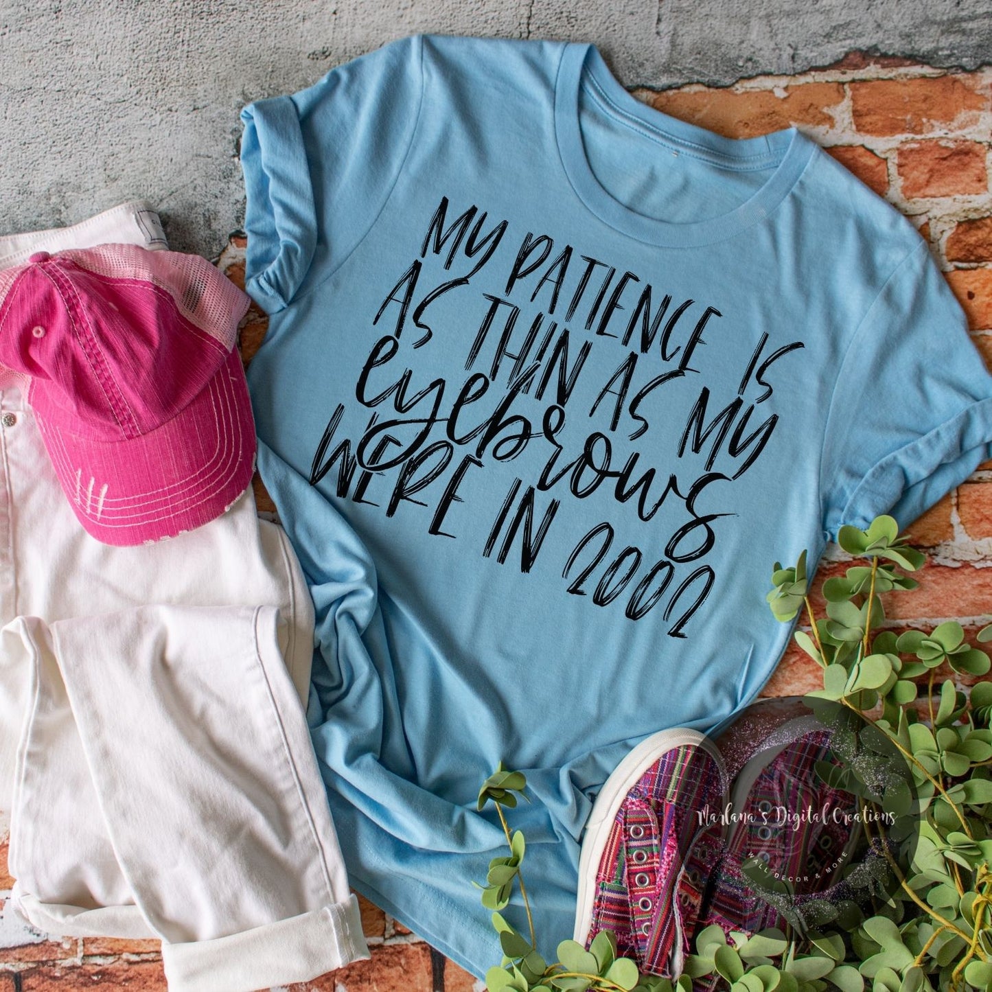 My Patience Is As Thin As My Eyebrows Were in 2002 HMD