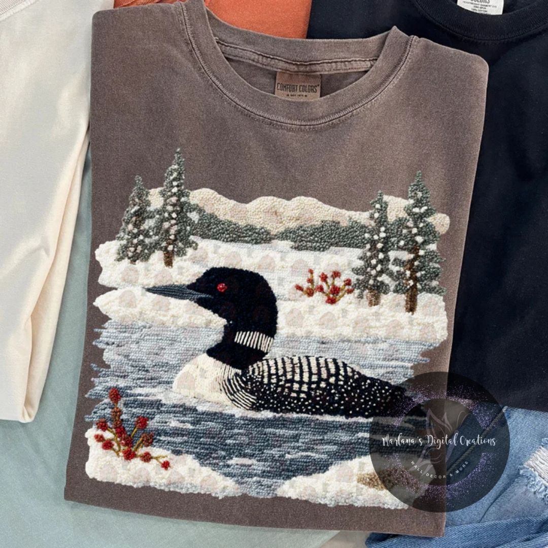 Loon Latch Hook Yarn Print CPC