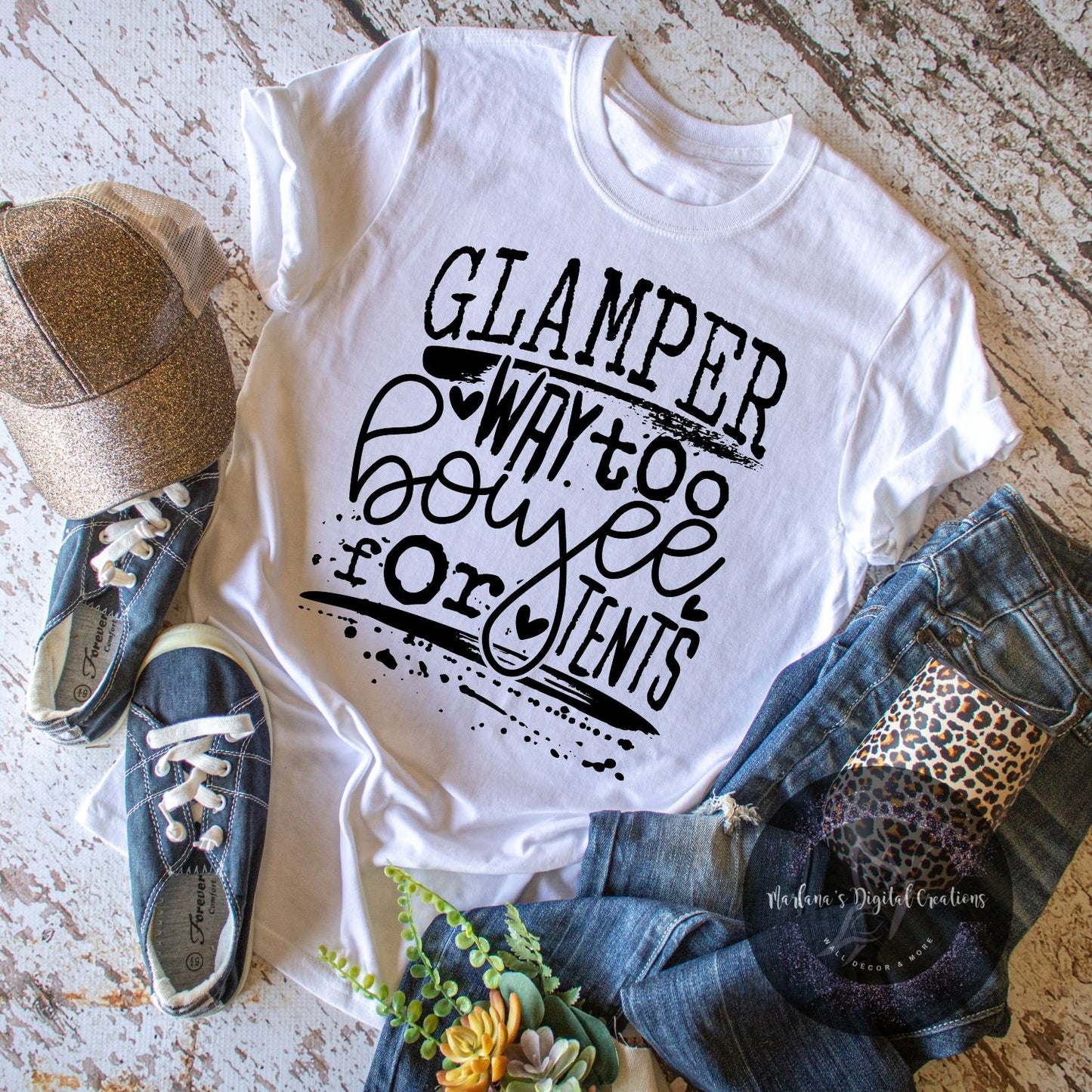 Glamper Way Too Boujee For Tents HMD