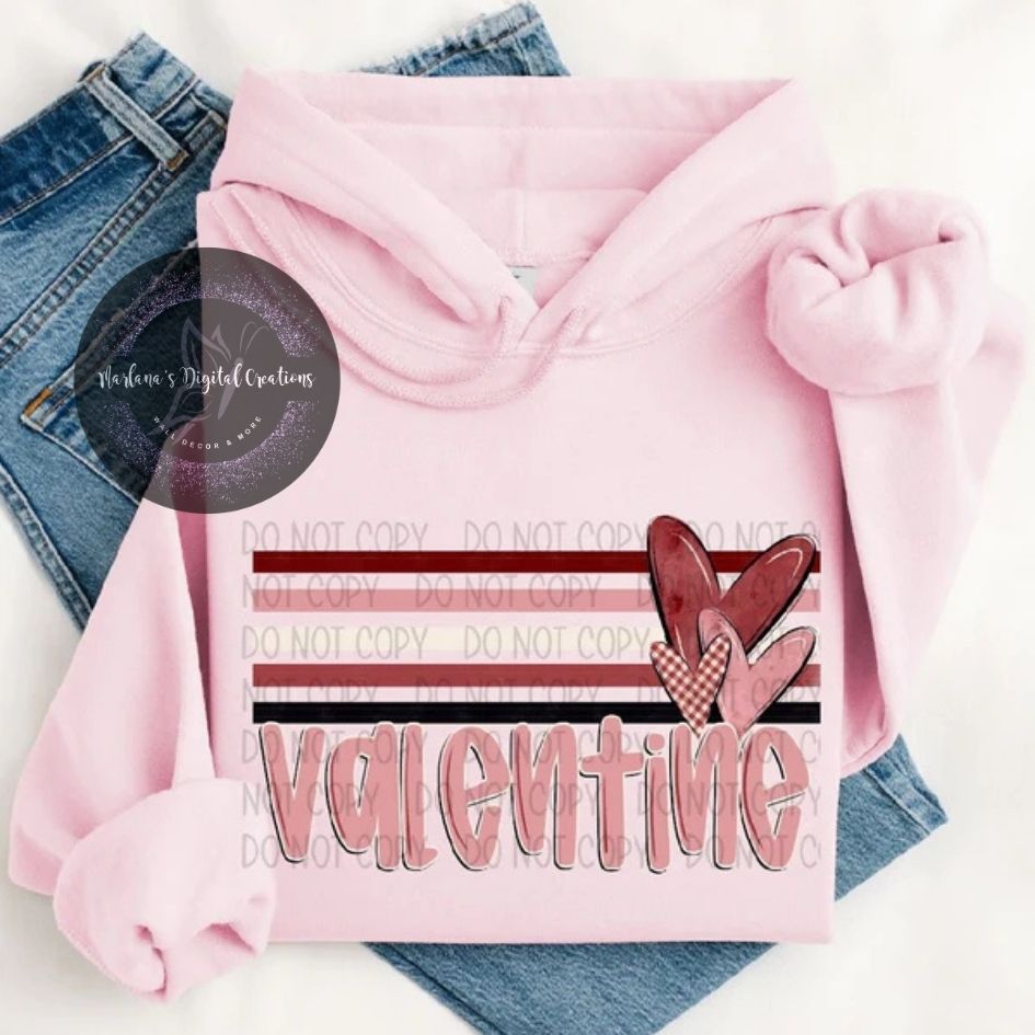 Valentine Retro Stripe CPC
