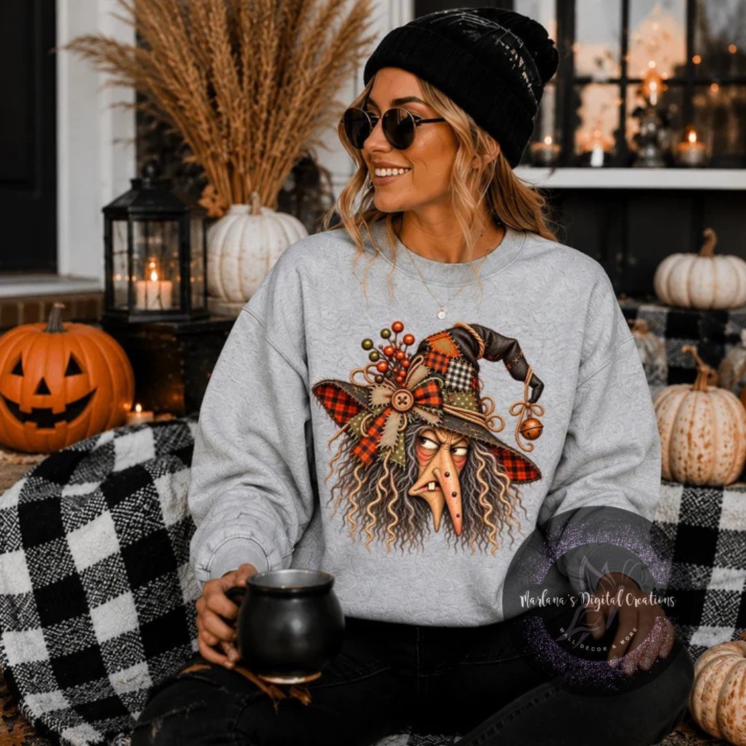 Whimsical Warted Witch CPC