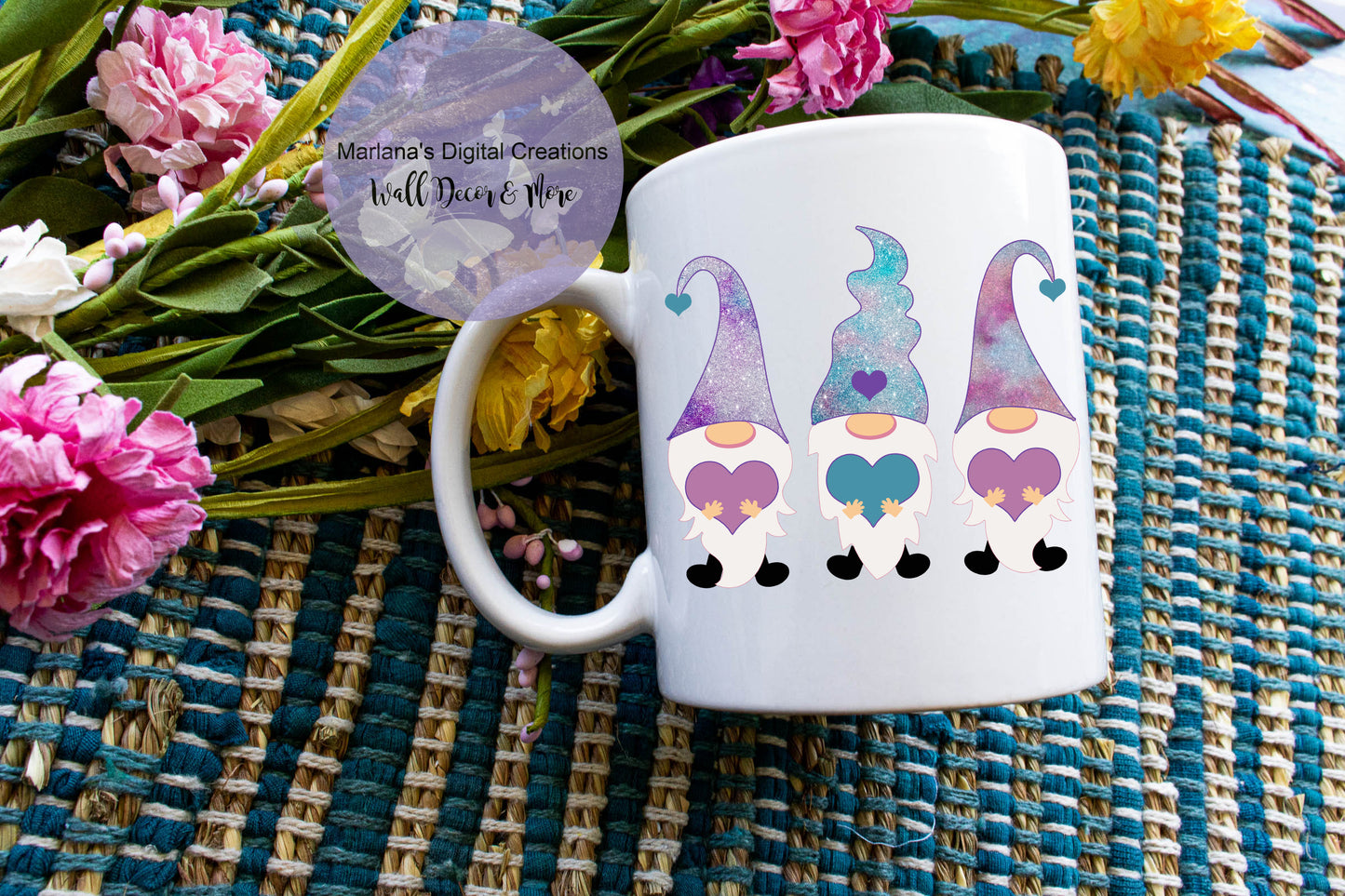 3 Gnomes Galaxy Glitter - Mug
