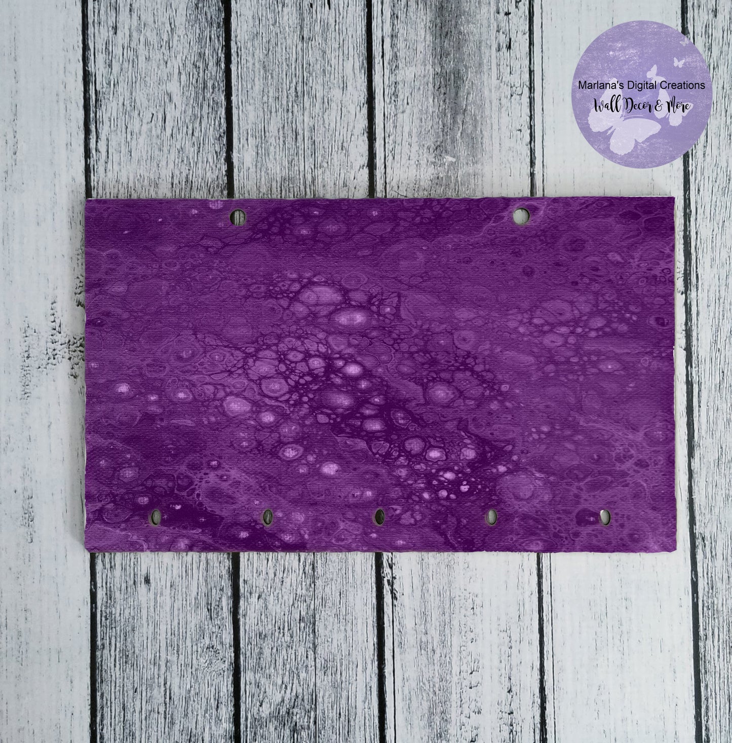 Bright Purple Fluid Key Rack