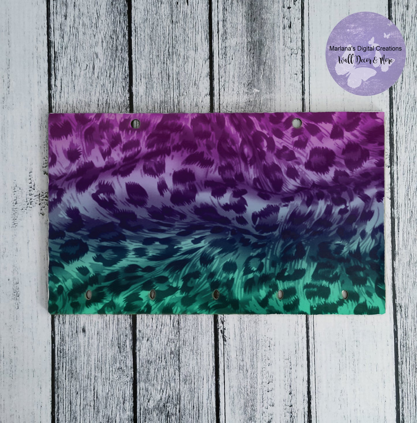 Cheetah Rainbow Key Rack