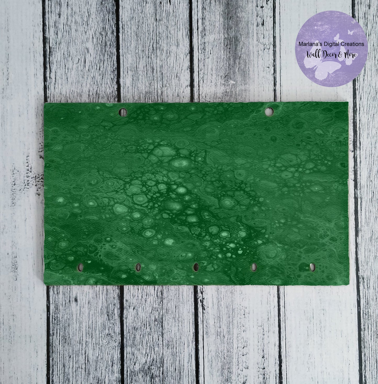 Forest Green Fluid Key Rack