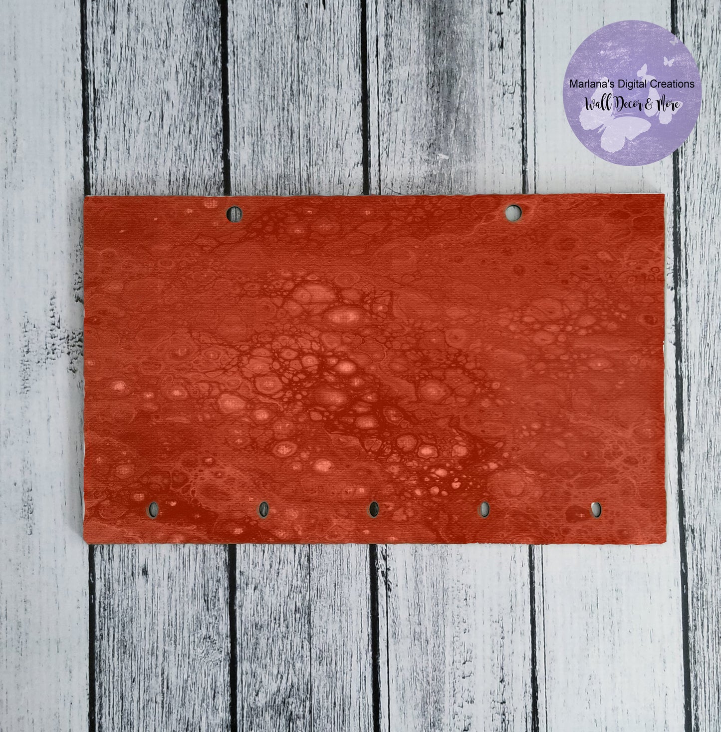 Orange Fluid Key Rack