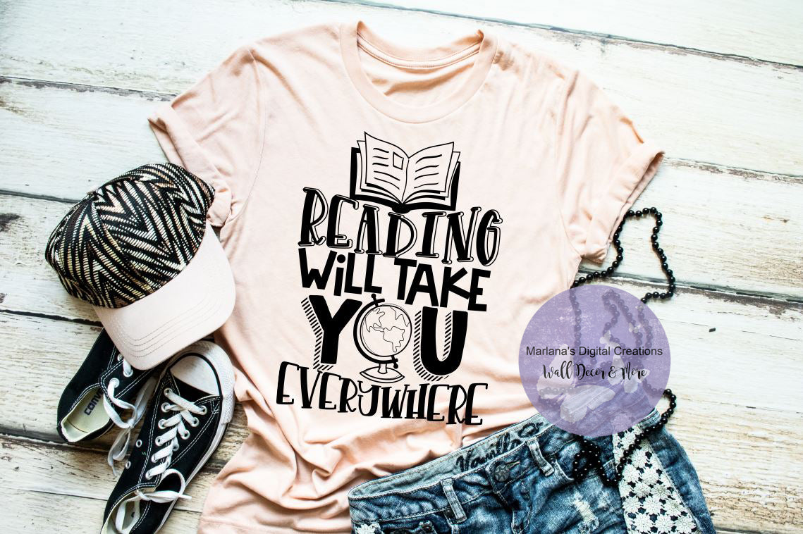 Reading Will Take You Everywhere - Screen Print