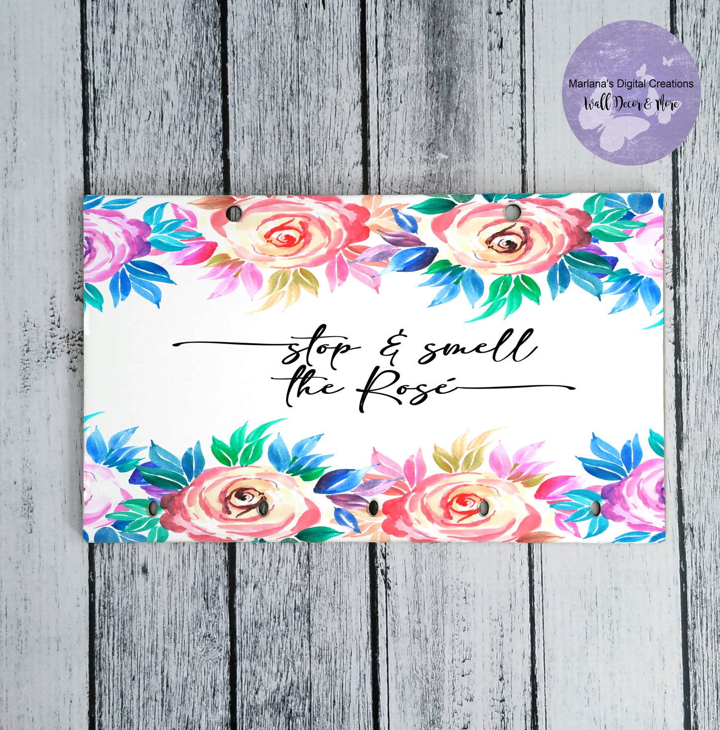 Stop & Smell The Rose' Key Rack