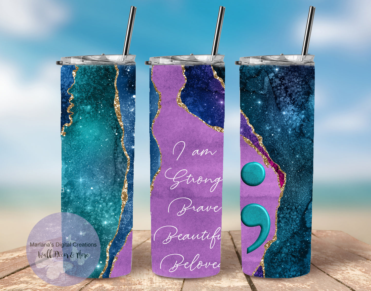 Suicide Prevention Awareness 20oz Skinny Tumbler