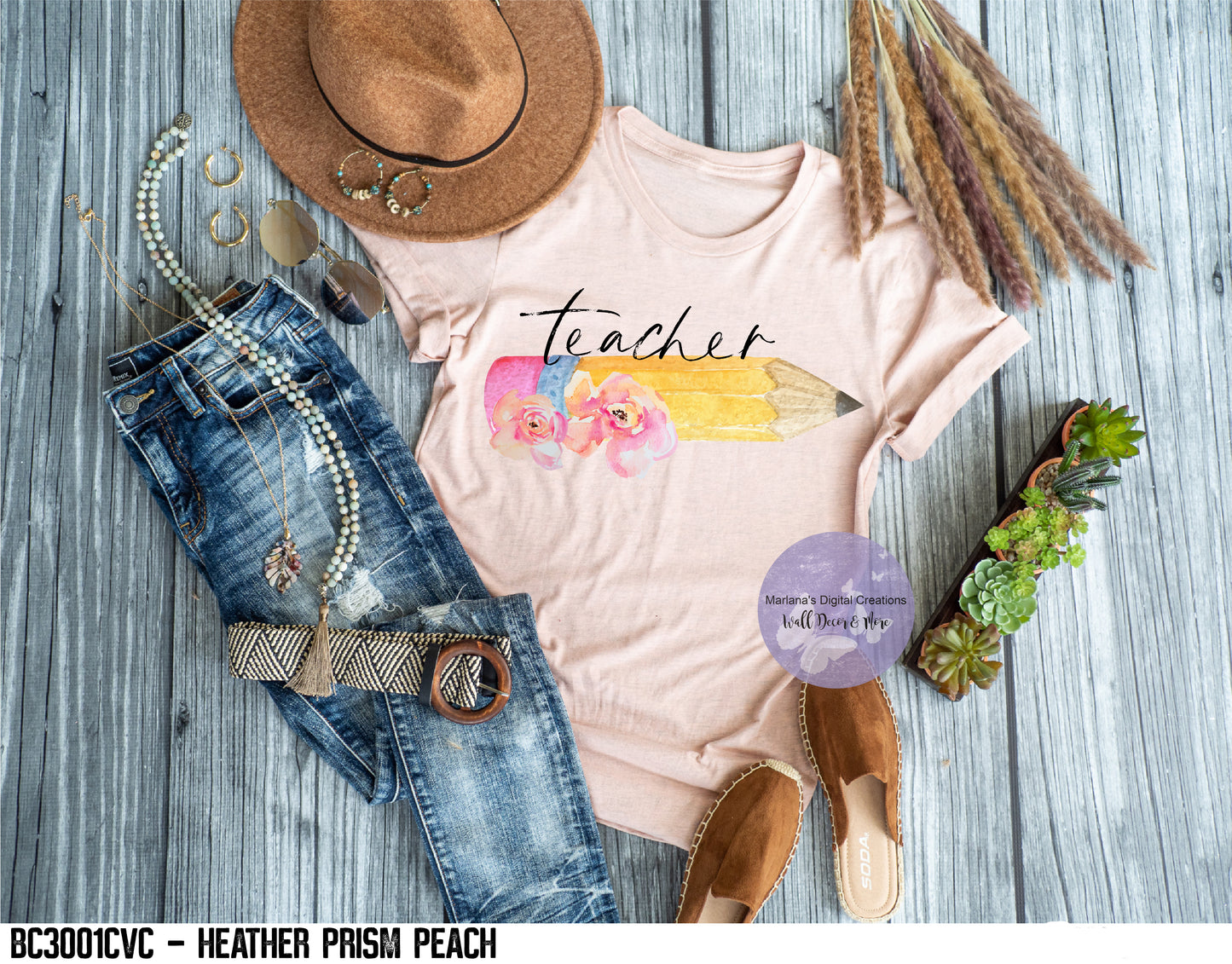 Teacher Watercolor Pencil HMD