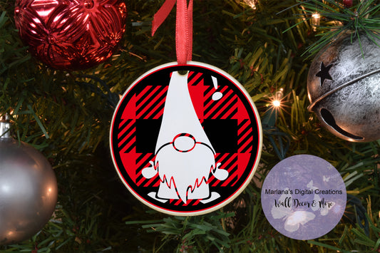 Christmas Gnome 3 - Ornament