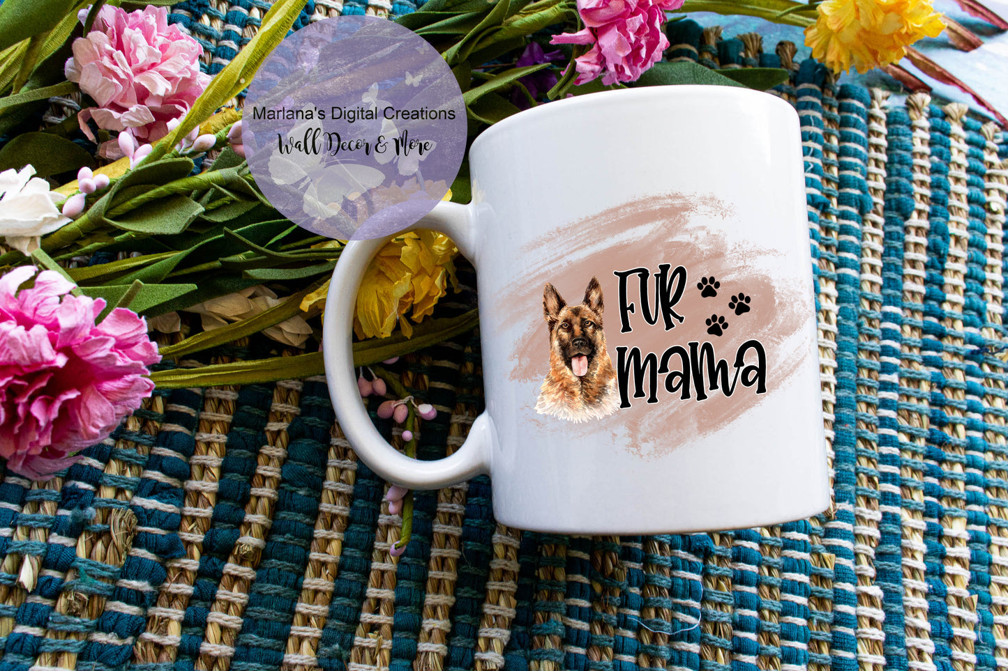 German Shepard Fur Mama - Mug