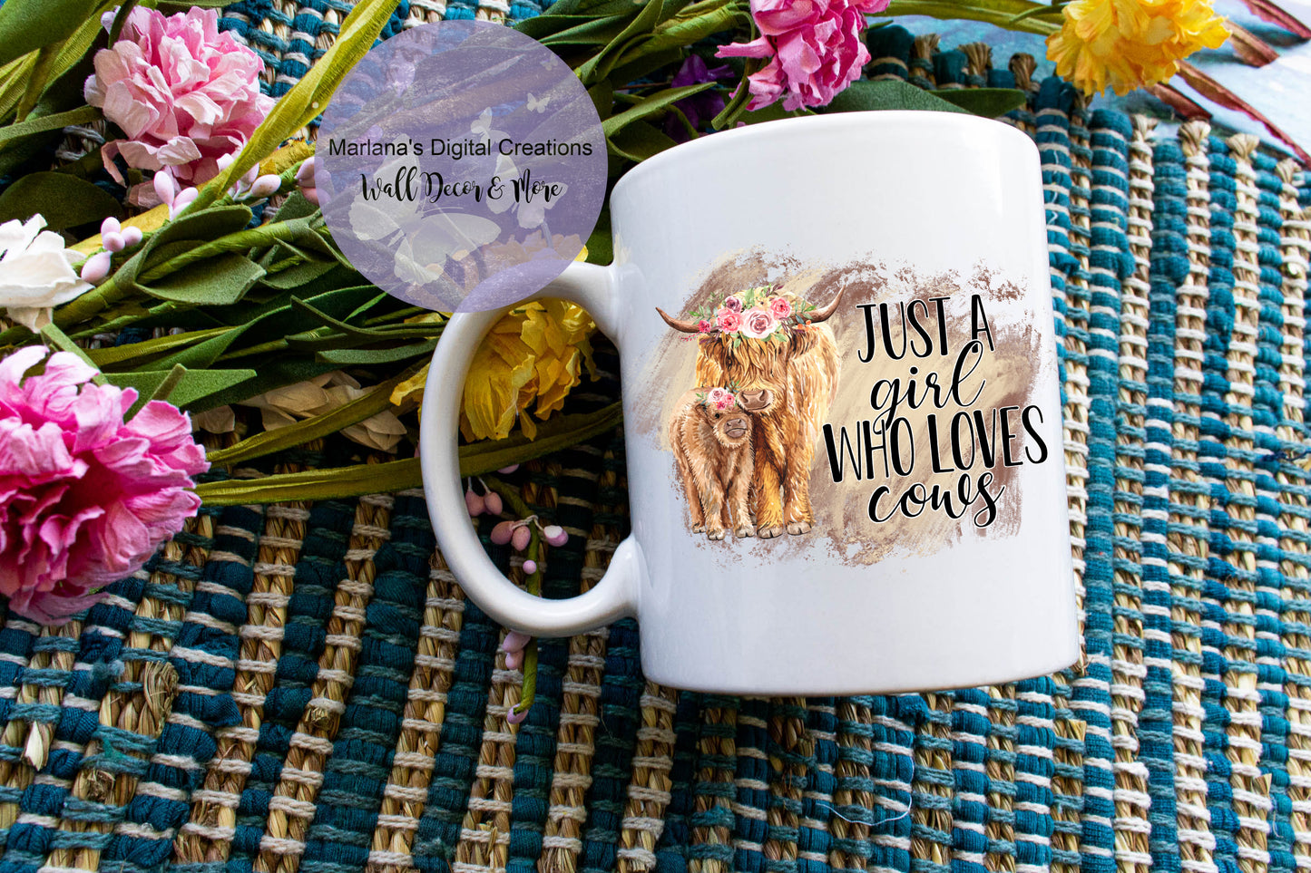 Just A Girl Who Loves Cows - Mug