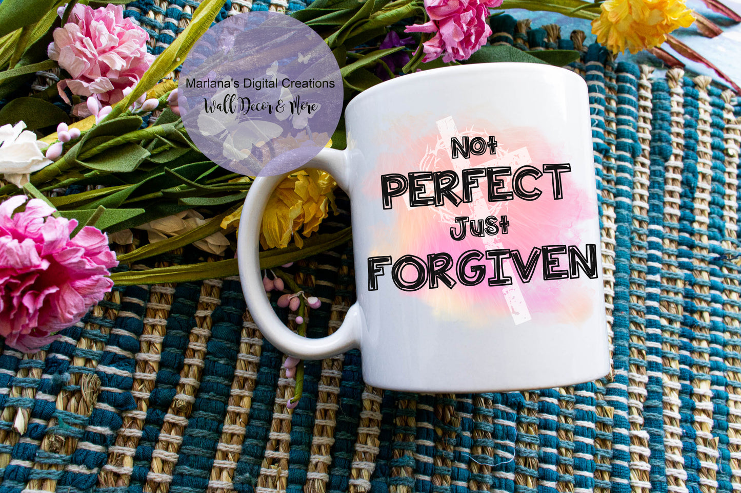 Not Perfect Just Forgiven - Mug