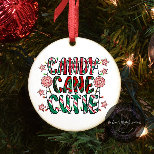 Candy Cane Cutie - Ornament