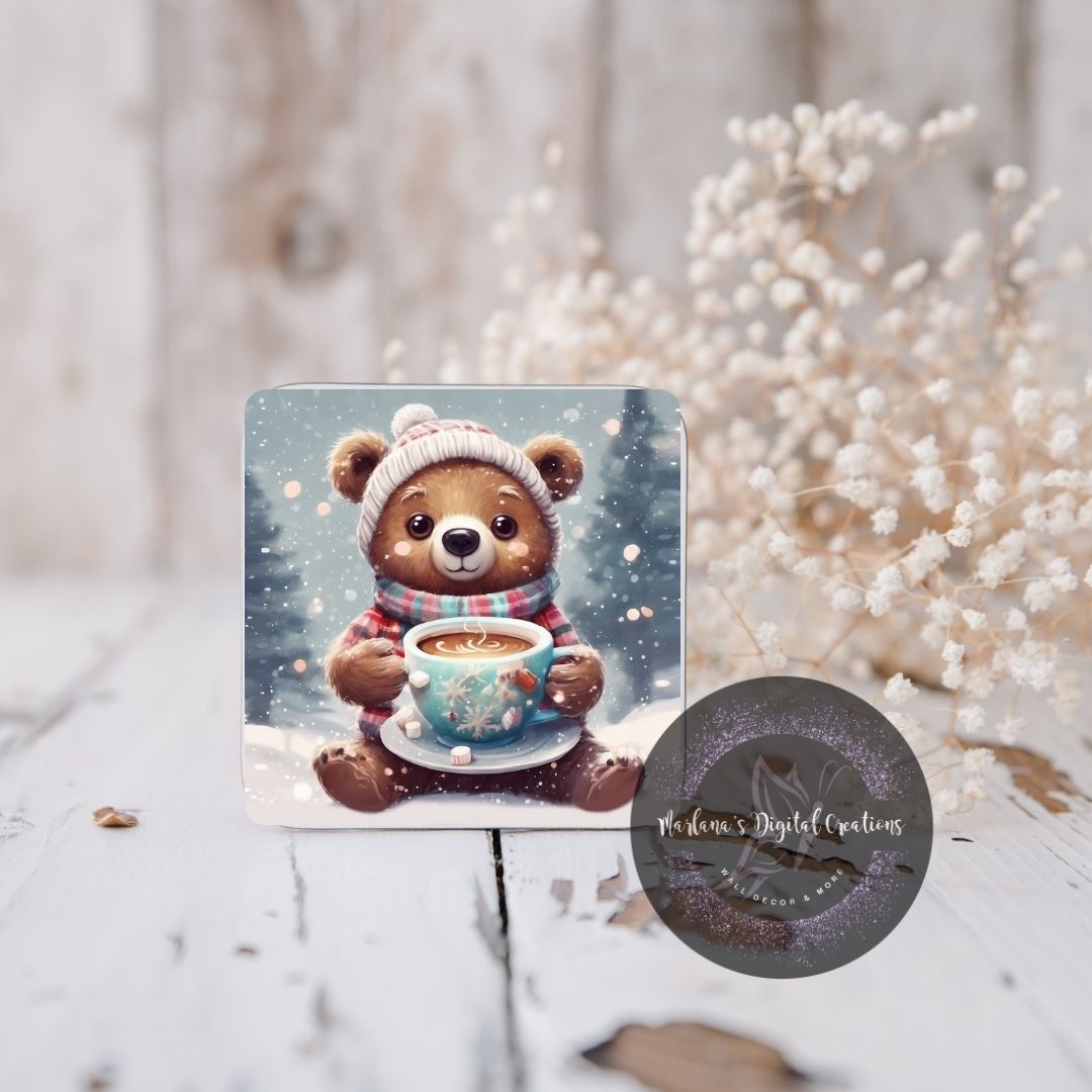 Christmas Bear 20 Coaster