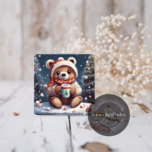 Christmas Bear 21 Coaster