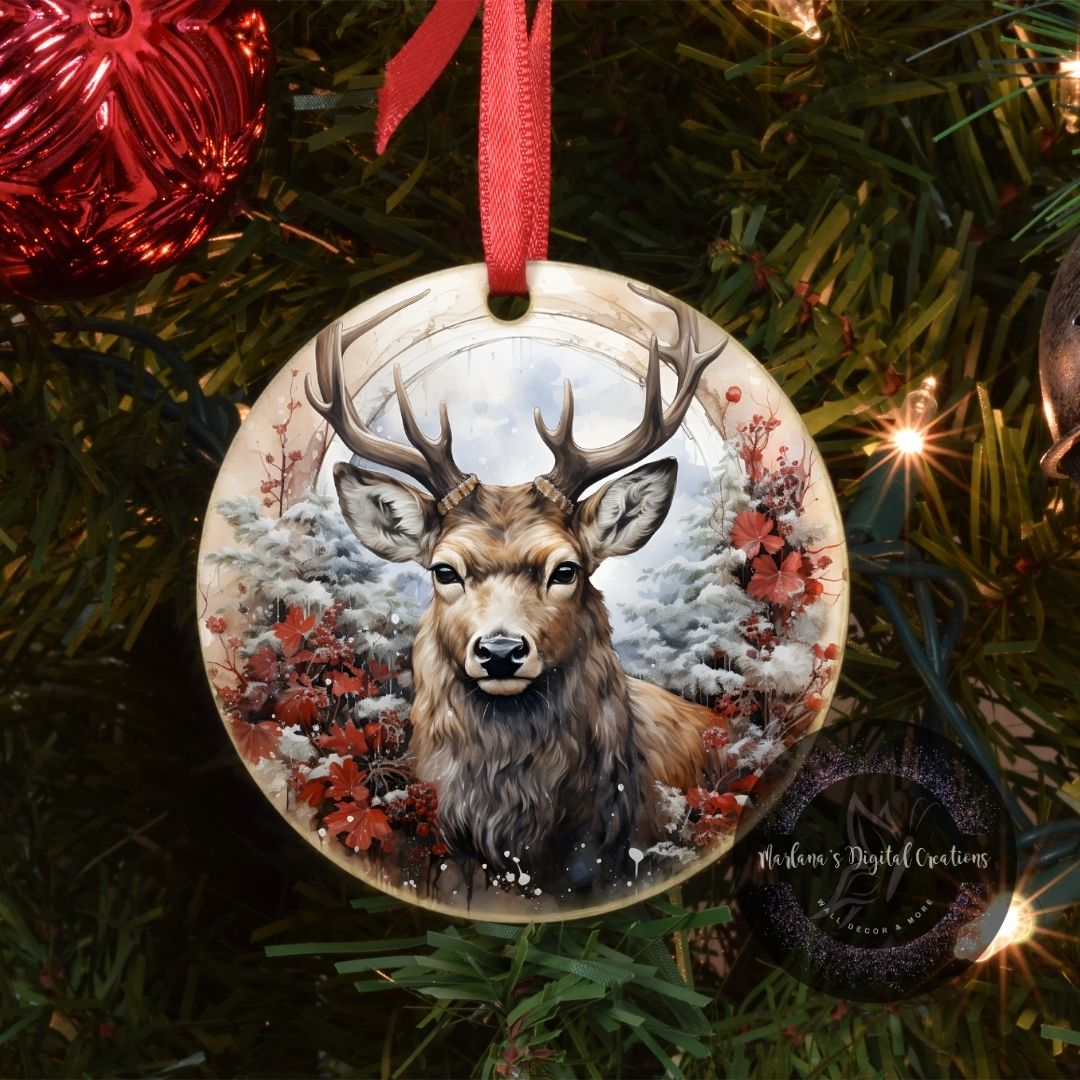 Christmas Deer 1 - Ornament