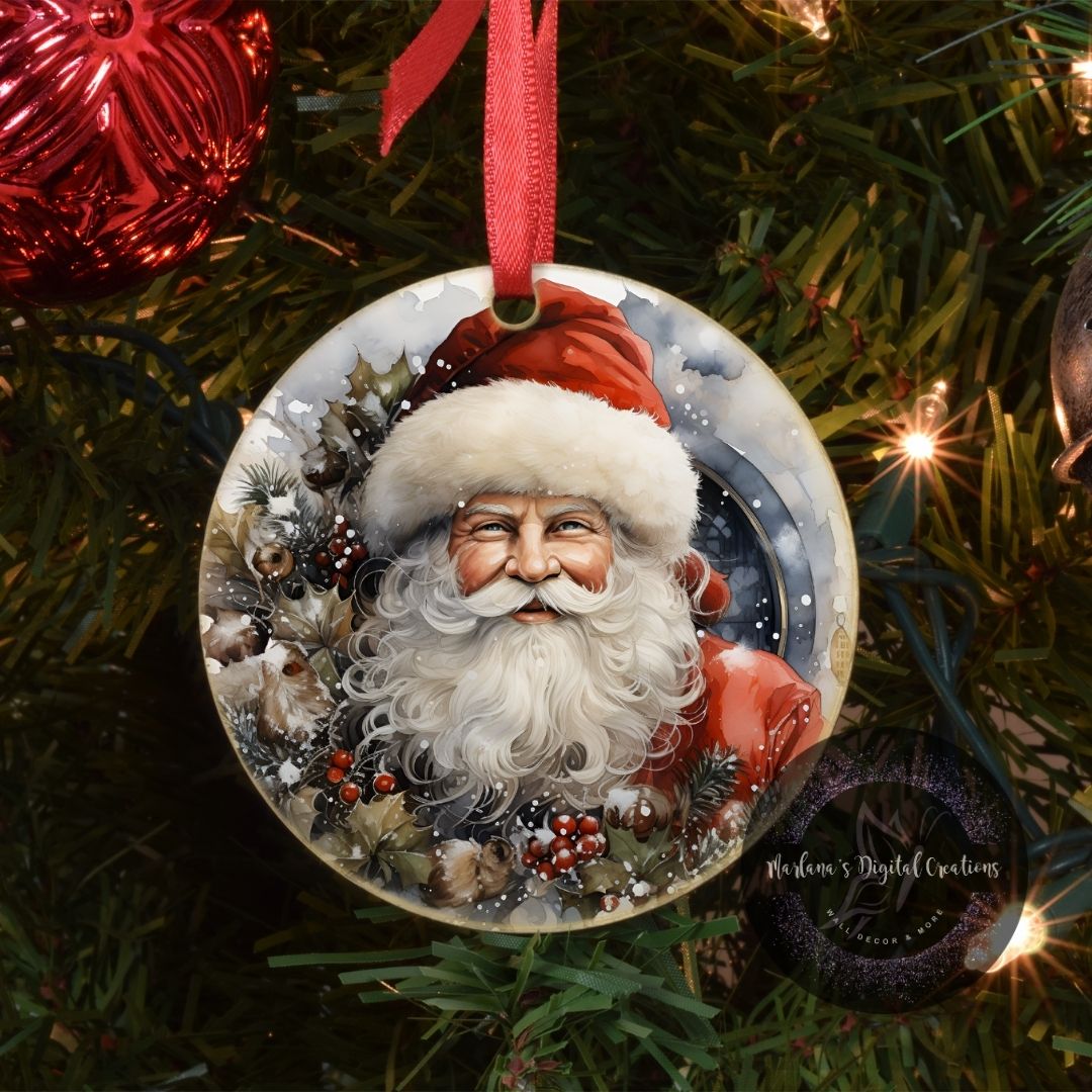 Christmas Santa 1 - Ornament