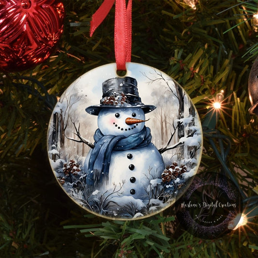 Christmas Snowman 1 - Ornament